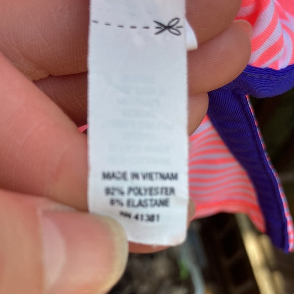 Ralph Lauren RLX neon pink and white striped men’s polo shirt, Size XL (J1001) - Picture 6 of 13